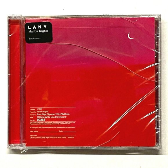 Malibu Nights by Lany (CD, 2018) Sealed - Damaged Case - Picture 1 of 2